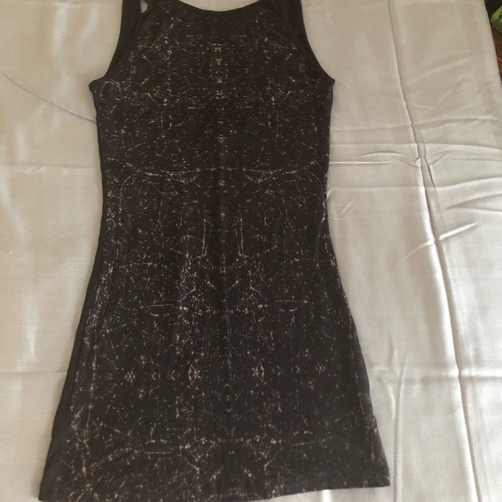 Black mini dress